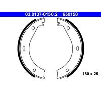 Set di ganasce freno, freno di stazionamento ATE 03.0137-0150.2