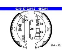 Kit ganasce, Freno stazionamento 03.0137-0244.2 ATE per MERCEDES-BENZ CLASSE S