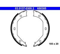 Set di ganasce freno, freno di stazionamento ATE 03.0137-0305.2