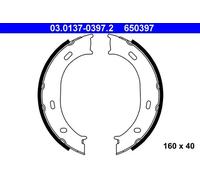 Kit ganasce, Freno stazionamento 03.0137-0397.2 ATE per MERCEDES-BENZ VW