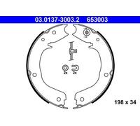 Kit ganasce, Freno stazionamento 03.0137-3003.2 ATE per MITSUBISHI PAJERO IV