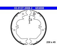 Kit ganasce, Freno stazionamento 03.0137-3008.2 ATE per TOYOTA LEXUS