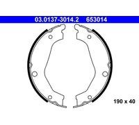 Kit ganasce, Freno stazionamento 03.0137-3014.2 ATE per HYUNDAI TERRACAN