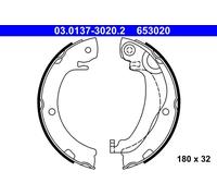 Kit ganasce, Freno stazionamento 03.0137-3020.2 ATE per TOYOTA COROLLA Verso