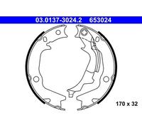 Ate Kit Ganasce, Freno Stazionamento 03.0137-3024.2