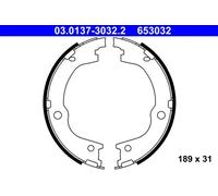 ATE 03.0137-3032.2 Kit ganasce, Freno stazionamento per HYUNDAI