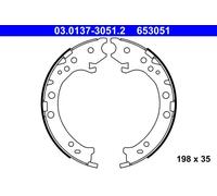 Kit ganasce, Freno stazionamento 03.0137-3051.2 ATE per HONDA CR-V II CR-V III