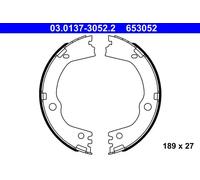 Kit ganasce, Freno stazionamento 03.0137-3052.2 ATE per KIA HYUNDAI