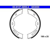 Kit ganasce, Freno stazionamento 03.0137-3055.2 ATE per PORSCHE 911 CAYMAN
