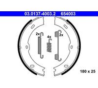 Kit ganasce, Freno stazionamento 03.0137-4003.2 ATE per MERCEDES-BENZ VW