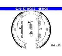 Kit ganasce, Freno stazionamento 03.0137-4005.2 ATE per MERCEDES-BENZ CLASSE C