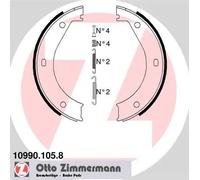 Kit ganasce, Freno stazionamento 10990.105.8 ZIMMERMANN per BMW ALPINA
