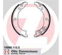 Kit ganasce, Freno stazionamento 10990.113.5 ZIMMERMANN per FIAT PEUGEOT CITROËN