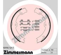 Kit ganasce, Freno stazionamento 10990.129.5 ZIMMERMANN per MERCEDES-BENZ SL CLS