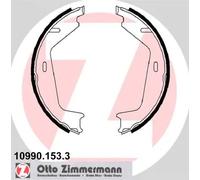 Kit ganasce, Freno stazionamento 10990.153.3 ZIMMERMANN per VOLVO S80 I V70 II