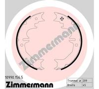 ZIMMERMANN 10990.156.5 Ganasce freno a mano