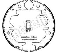 Kit ganasce, Freno stazionamento 53-0444 METELLI per TOYOTA LEXUS