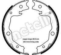 Kit ganasce, Freno stazionamento 53-0450 METELLI per NISSAN TOYOTA RENAULT LEXUS