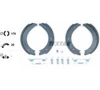 Kit ganasce, Freno stazionamento 91054600 TEXTAR per MERCEDES-BENZ VITO Autobus
