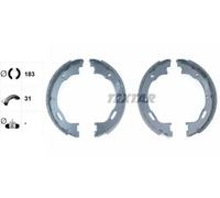 Kit ganasce, Freno stazionamento 91057800 TEXTAR per LANCIA MERCEDES-BENZ DODGE