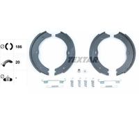 TEXTAR Kit ganasce, Freno stazionamento 91061900 Compatibile con: MERCEDES-BENZ EQV, eVITO Kasten, eVITO Tourer, MARCO POLO Camper, V-CLASS, VIANO, VITO/MIXTO Kasten, VITO Bus, VITO Kasten