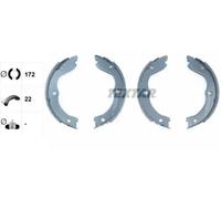 Kit ganasce, Freno stazionamento 91062700 TEXTAR per NISSAN X-TRAIL I