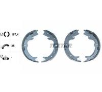 TEXTAR 91062800 Ganasce freno a mano