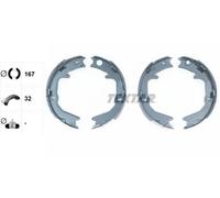 Kit ganasce, Freno stazionamento 91062900 TEXTAR per MITSUBISHI HYUNDAI