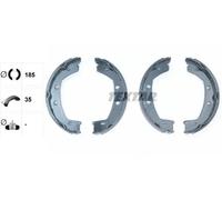 Kit ganasce, Freno stazionamento 91067800 TEXTAR per LAND ROVER FREELANDER 2