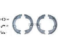 Set di ganasce freno, freno di stazionamento TEXTAR 91068100