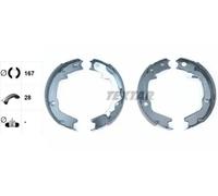 Kit ganasce, Freno stazionamento 91068500 TEXTAR per KIA SSANGYONG HYUNDAI