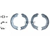 Kit ganasce, Freno stazionamento 91070700 TEXTAR per HYUNDAI KIA