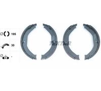 Kit ganasce, Freno stazionamento 91071700 TEXTAR per JEEP GRAND CHEROKEE II