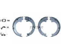 Kit ganasce, Freno stazionamento 91072300 TEXTAR per HONDA CR-V II CR-V III