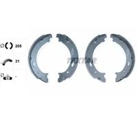Kit ganasce, Freno stazionamento 91073300 TEXTAR per JEEP GRAND CHEROKEE III