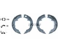 Kit ganasce, Freno stazionamento 91073400 TEXTAR per MITSUBISHI JEEP DODGE