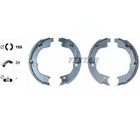 Kit ganasce, Freno stazionamento 91079600 TEXTAR per HYUNDAI KIA