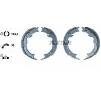 Kit ganasce, Freno stazionamento 91080500 TEXTAR per SUBARU XV FORESTER