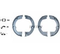 Kit ganasce, Freno stazionamento 91082700 TEXTAR per KIA HYUNDAI