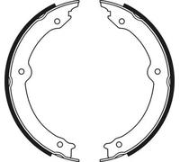 ABE C02085ABE Ganasce freno a mano