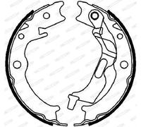 FERODO FSB4017 Ganasce freno a mano