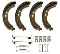 Kit ganasce, Freno stazionamento GS8744 TRW per FIAT PEUGEOT CITROËN