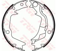 TRW GS8782 Ganasce freno a mano