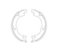 TRW GS8829 Kit ganasce, Freno stazionamento per HYUNDAI