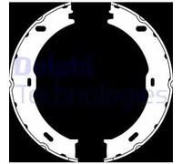 Set di ganasce freno, freno di stazionamento DELPHI LS2018