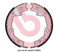Kit ganasce, Freno stazionamento S 83 568 BREMBO per NISSAN TOYOTA RENAULT LEXUS