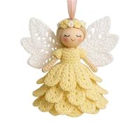 Kit gancio - angelo da 15 cm con istruzioni fatte a mano, facile da avviare per creare un ornamento da appendere, per donne, adolescenti, amanti dell'artigianato, feste a casa,