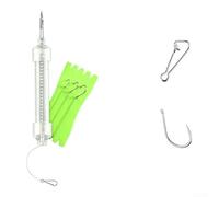 Kit gancio da pesca automatico trasparente | Meccanismo di blocco automatico, design invisibile trasparente, minimo sforzo richiesto, alto tasso di successo