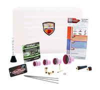 Kit Gas Lens Arc-Zone MonsterCup Pro Kit per Torcia Saldatura TIG 9-20 + Access.