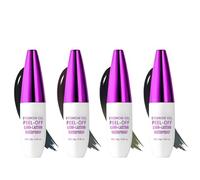 Kit gel colorante per sopracciglia, kit gel per sopracciglia peel off 4 pezzi, tinta per waterproof, tinta semipermanente per, durata fino a 1 giorni set trucco